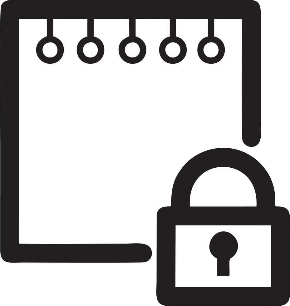 Lock security icon symbol vector image. Illustration of the key secure access system vector design. EPS 10