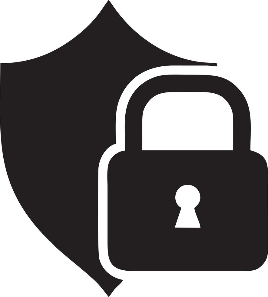 Lock security icon symbol vector image. Illustration of the key secure access system vector design. EPS 10