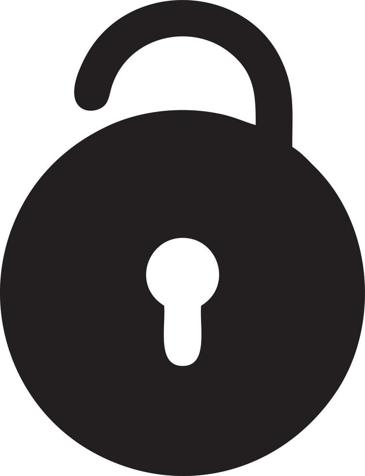 Lock security icon symbol vector image. Illustration of the key secure access system vector design. EPS 10