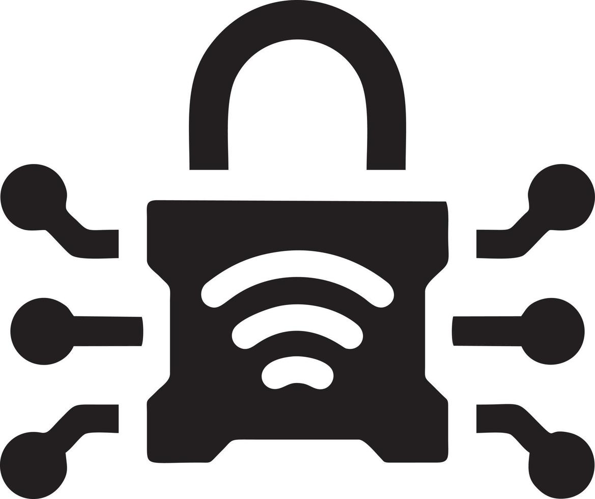 Lock security icon symbol vector image. Illustration of the key secure access system vector design. EPS 10