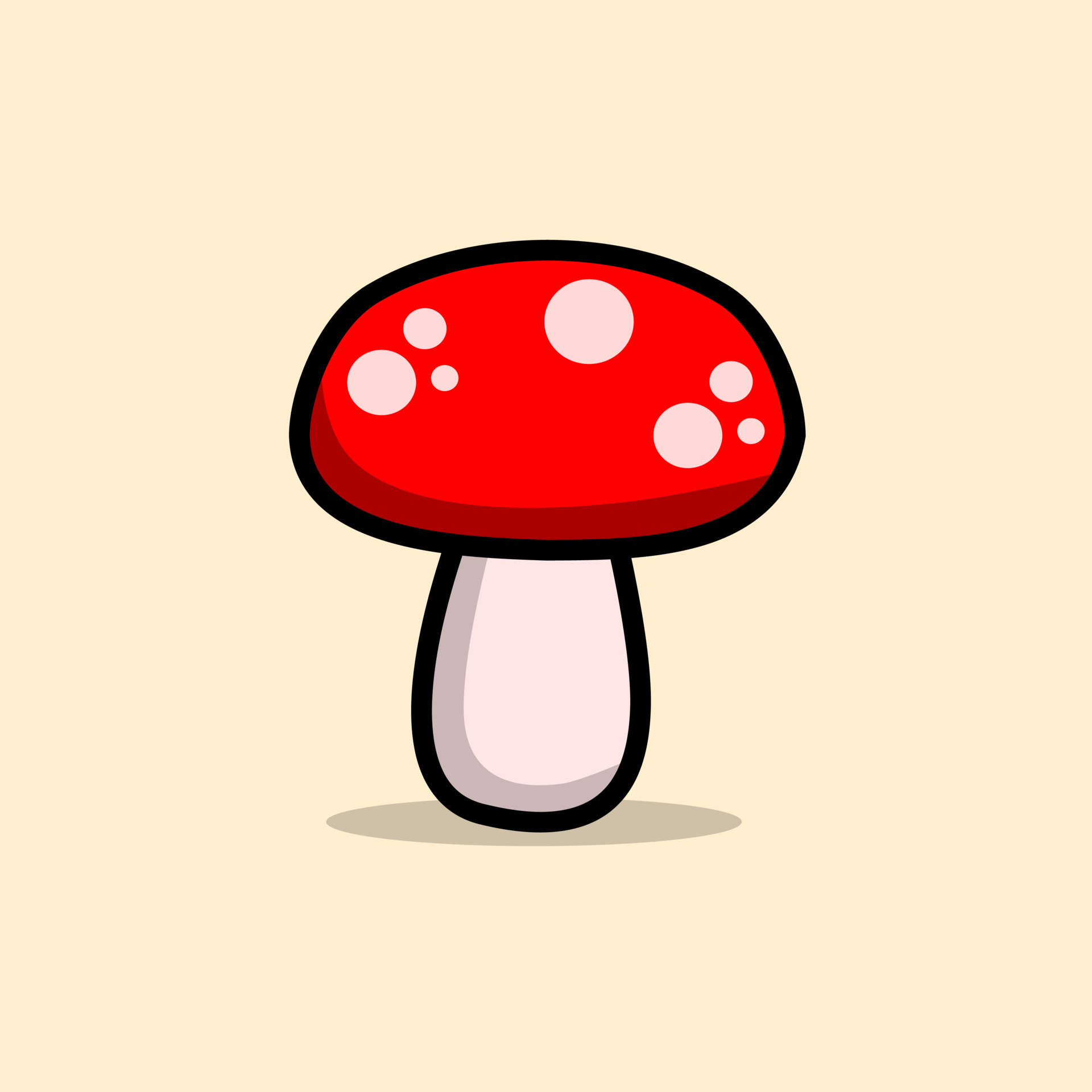 mushroom illustration. mushroom cartoon. illustration for children's book. 22602608 Vector Art