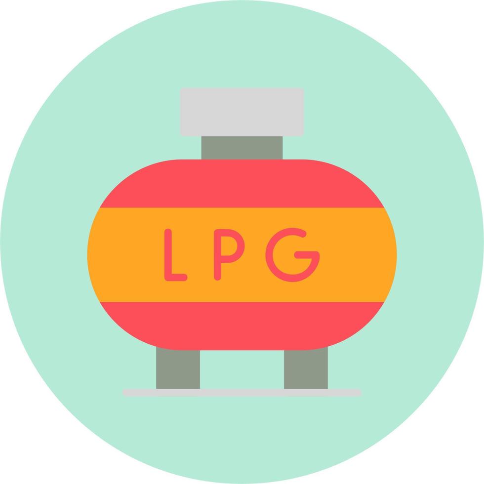 Liquefied Petroleum Gas Vector Icon