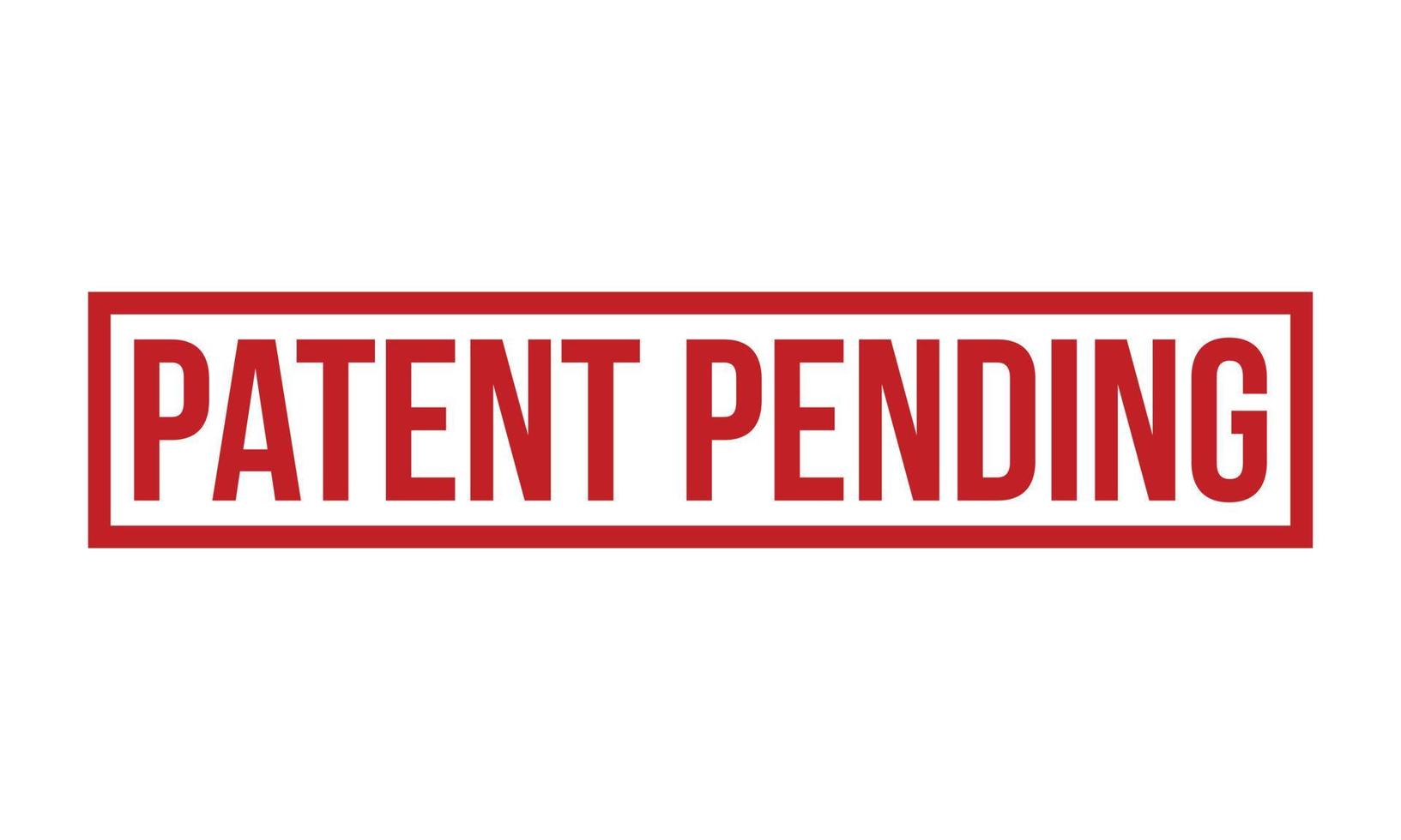 Patent Pending Rubber Stamp Seal Vector