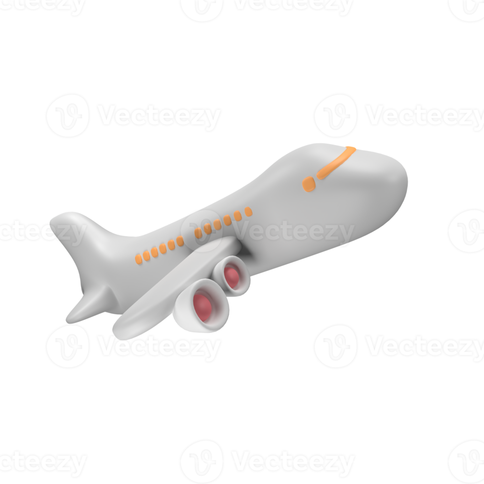 flygplan 3d illustration png