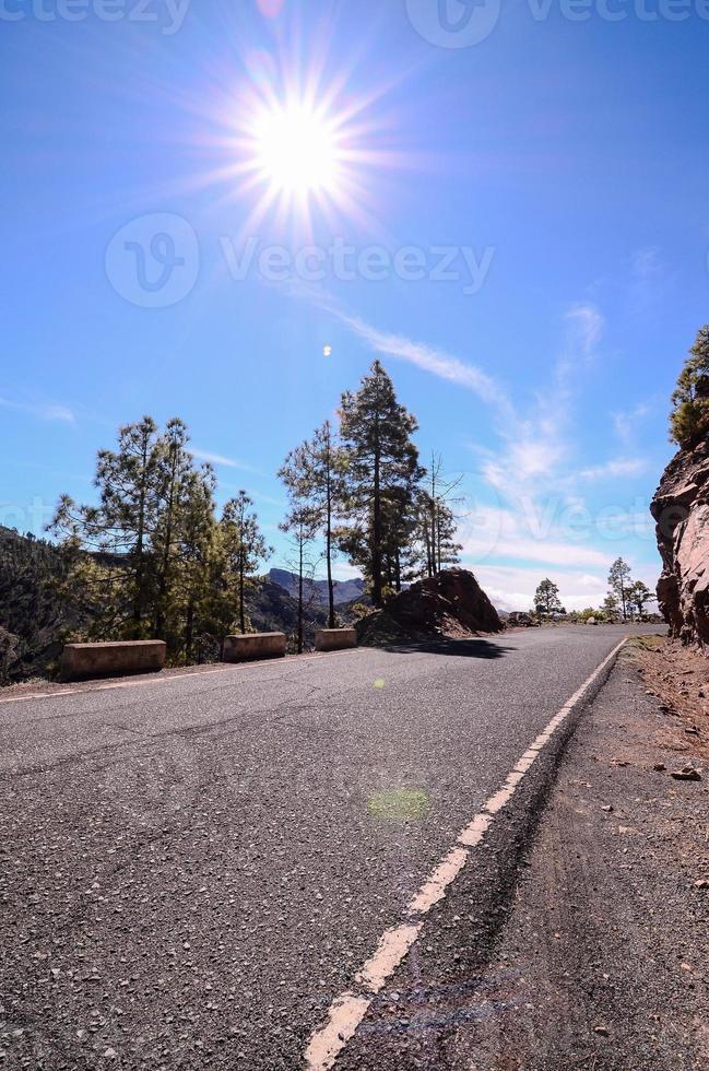 Road in the countryside photo