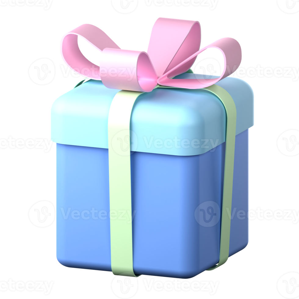 Gift 3D Icon Illustration png