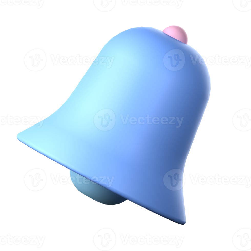 Notification 3D Icon Illustration png