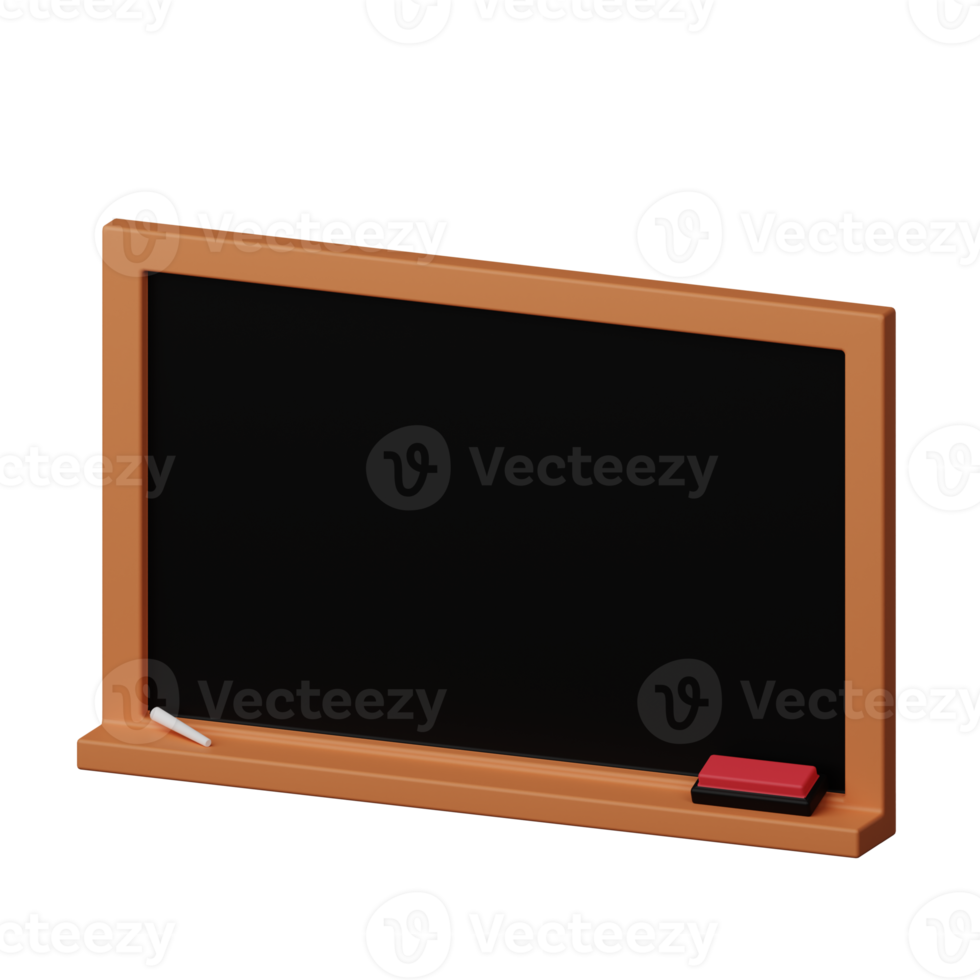 Blackboard 3D Icon Illustration png