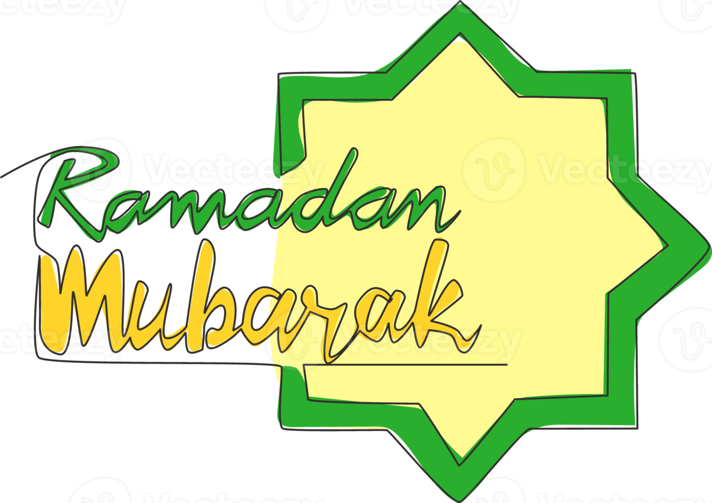 uno soltero línea dibujo de contento eid Alabama fitr Mubarak y Ramadán kareem concepto. islámico fiesta caligráfico diseño para imprimir, saludo tarjeta, bandera, póster. continuo línea dibujar diseño ilustración png