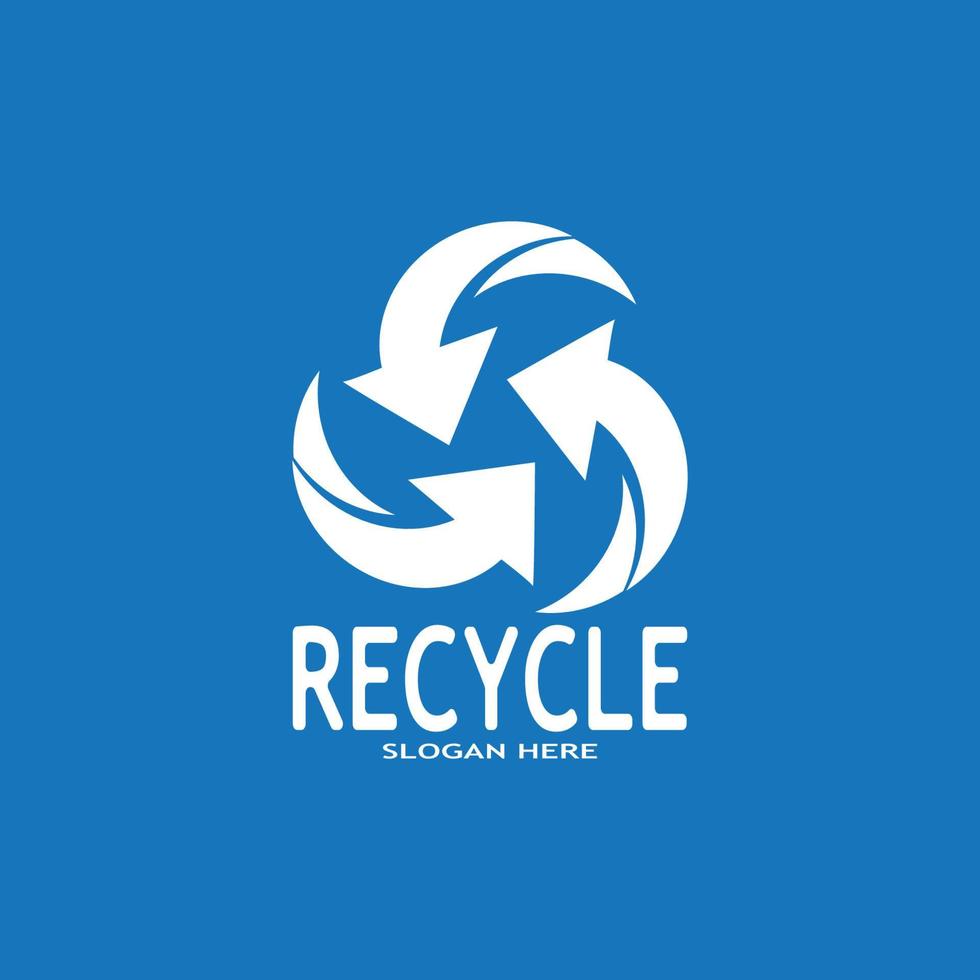 reciclar icono - reciclaje símbolo reutilizar vector gráficos logo