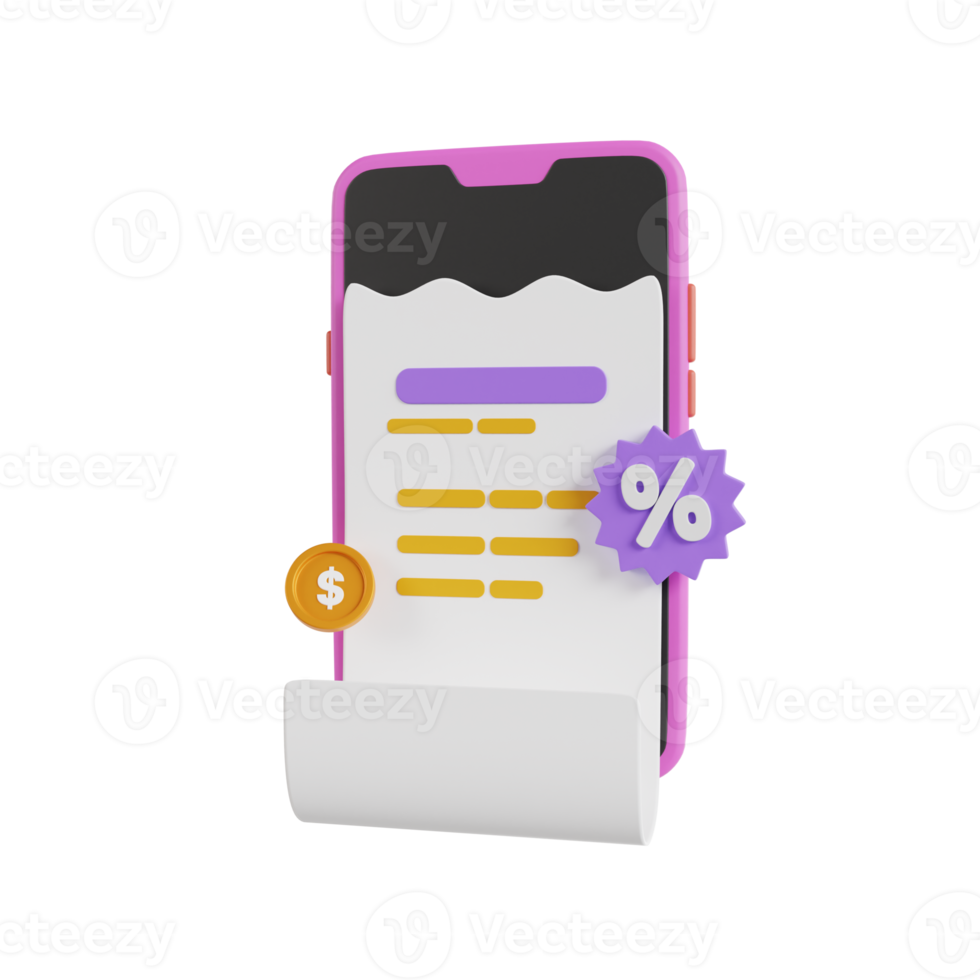 Online shopping 3D Illustration, online shop, online payment and delivery concept. png