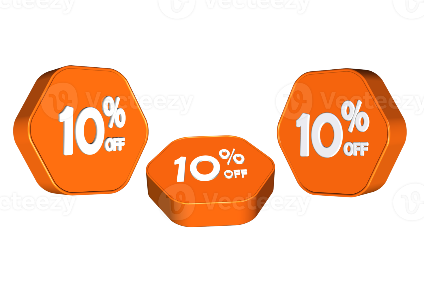 bundle of shape discount percentage sign icon orange color png