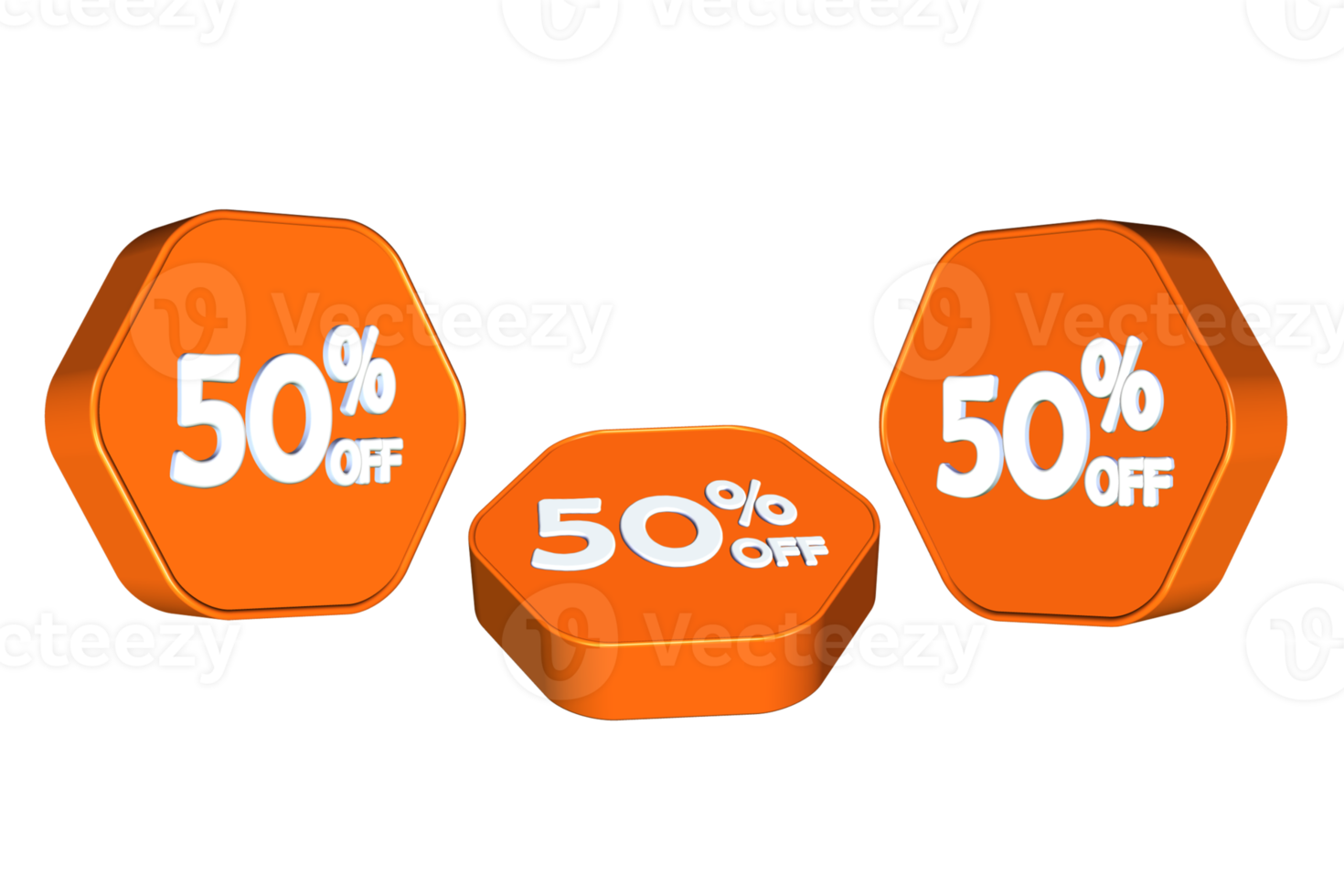 bundle of shape discount percentage sign icon orange color png