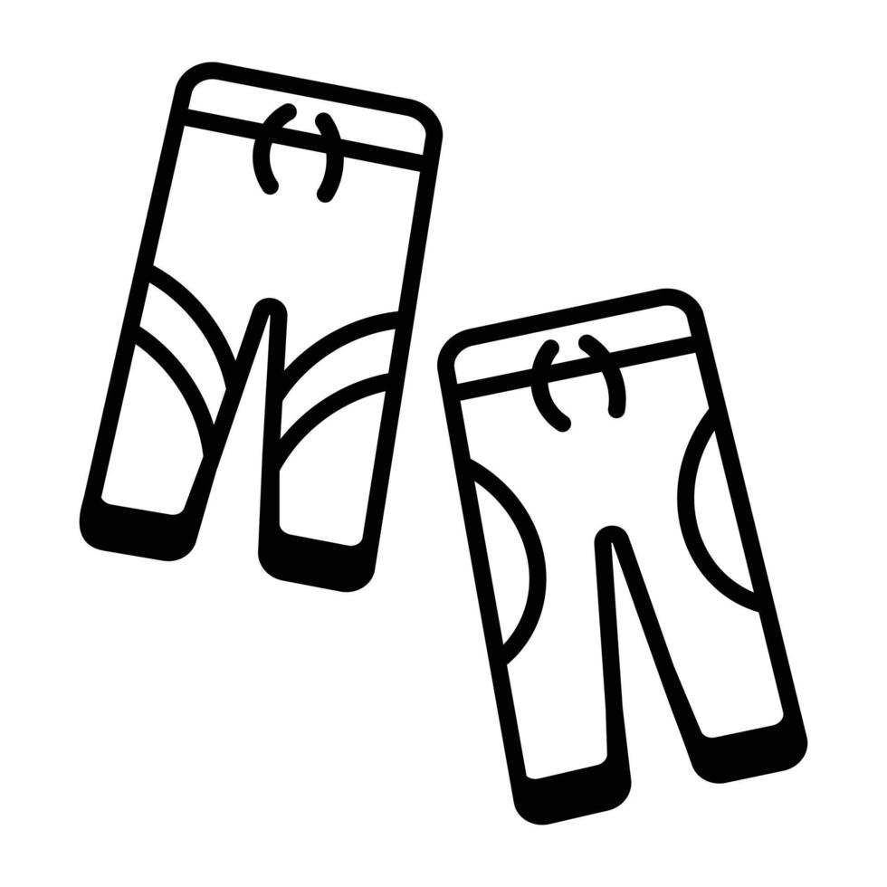 Trendy Cricket Trousers vector