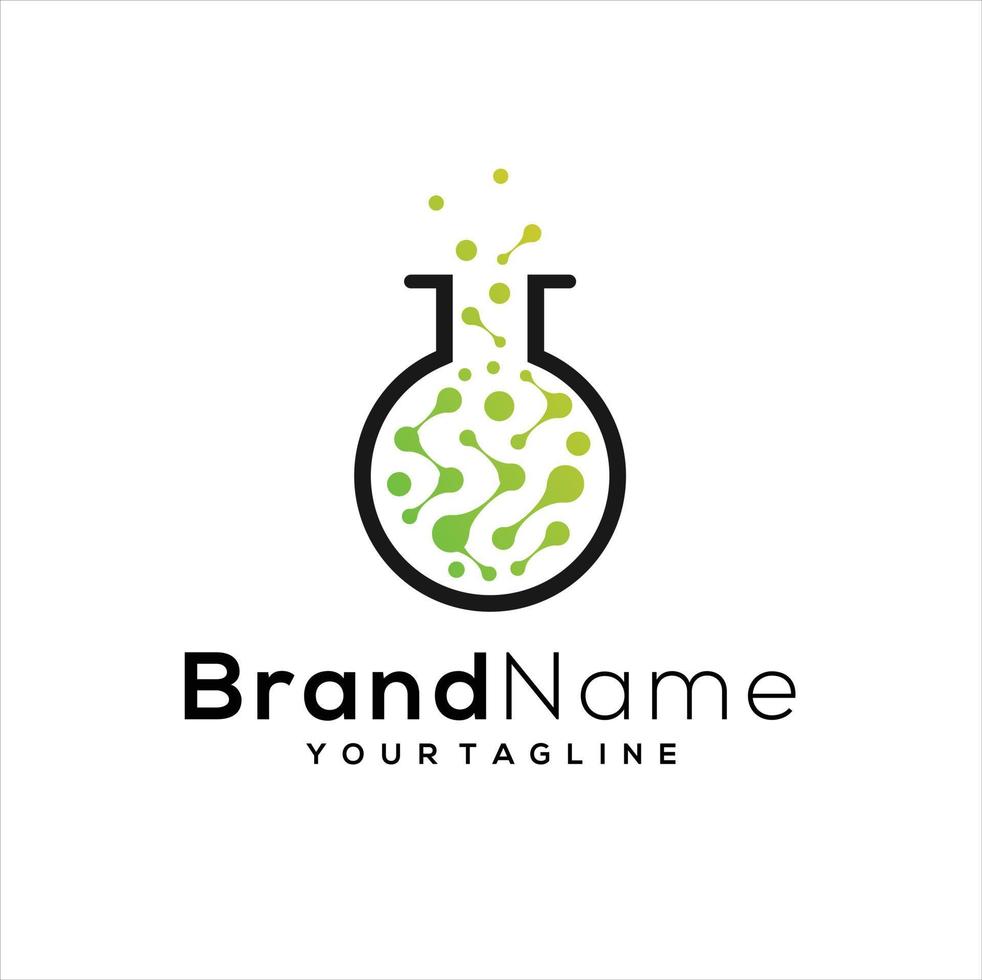 lab logo designs concept, science and medicine creative symbol, tech logo template vector