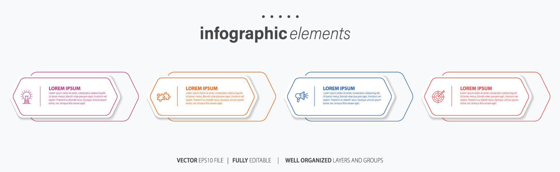 Infographic elements data visualization vector 22604743 Vector Art at ...
