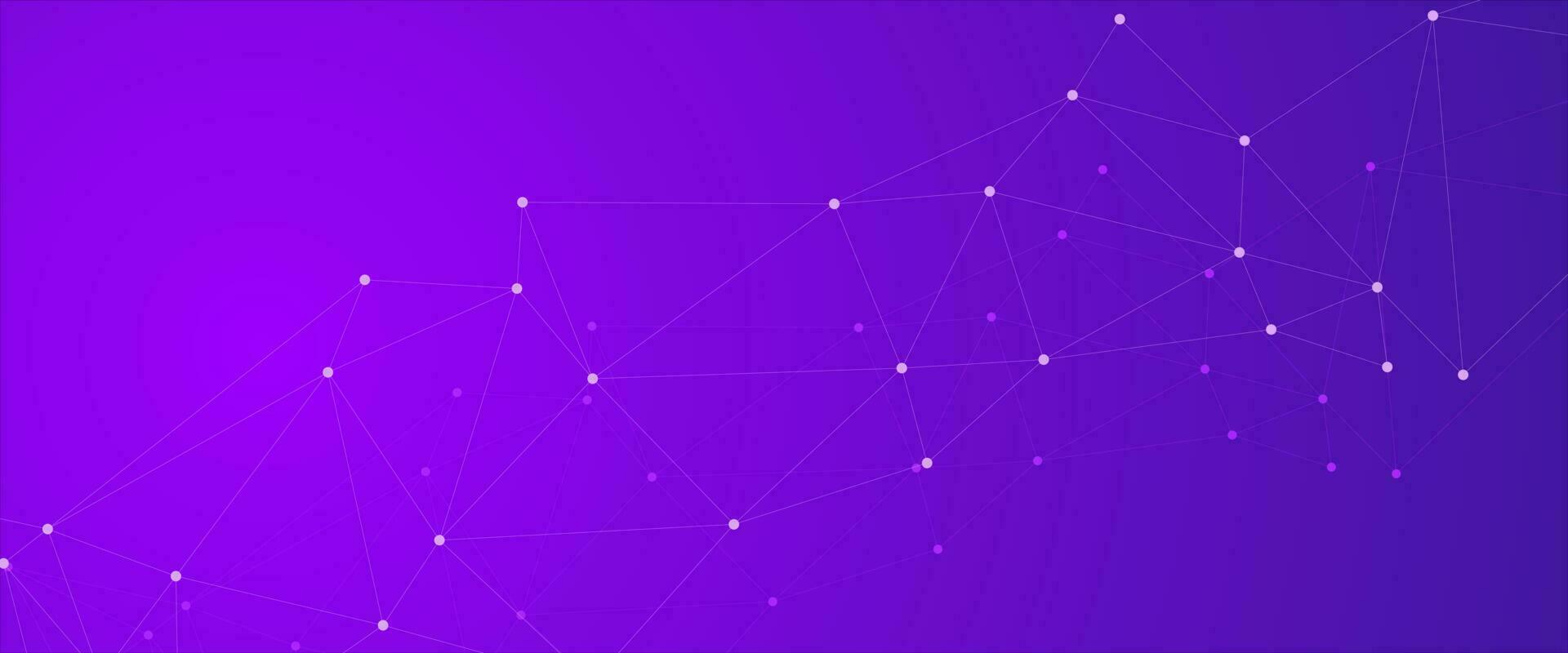 geometric background and connecting dots and lines. Global network connection. Digital technology with plexus background. vector