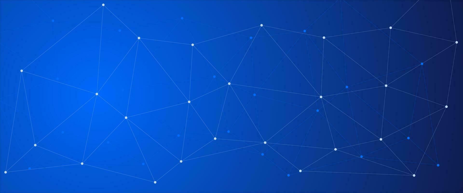 geometric background and connecting dots and lines. Global network connection. Digital technology with plexus background. vector