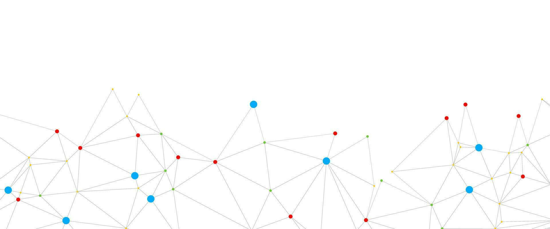 geometric background and connecting dots and lines. Global network connection. Digital technology with plexus background. vector
