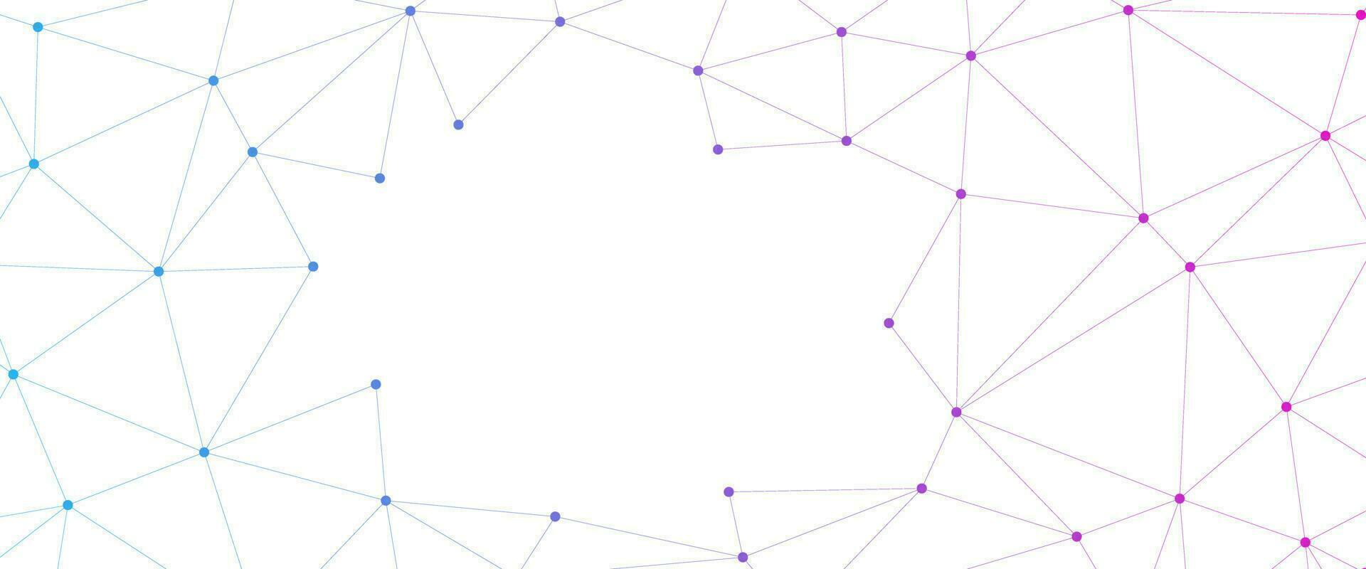 geometric background and connecting dots and lines. Global network connection. Digital technology with plexus background. vector