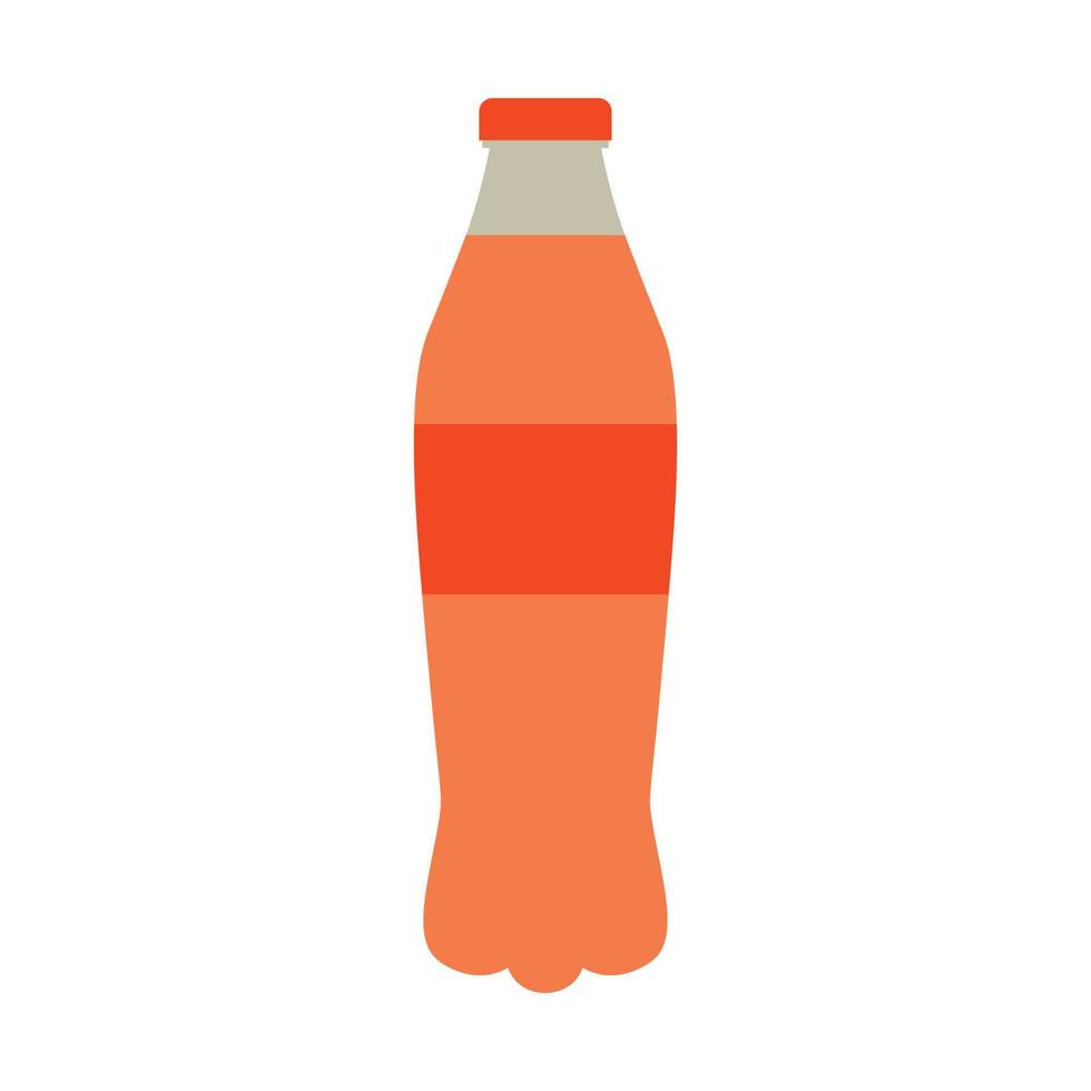 orange soda color icon vector illustration