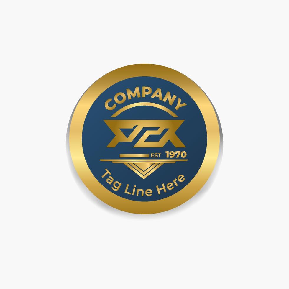 Gold Color Company Logo For Business , Golden Color vector
