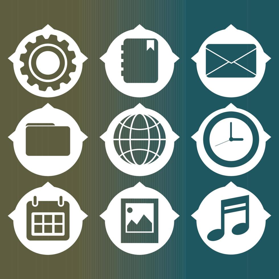 icon design like a nut with a white color and trasnparant object inside vector