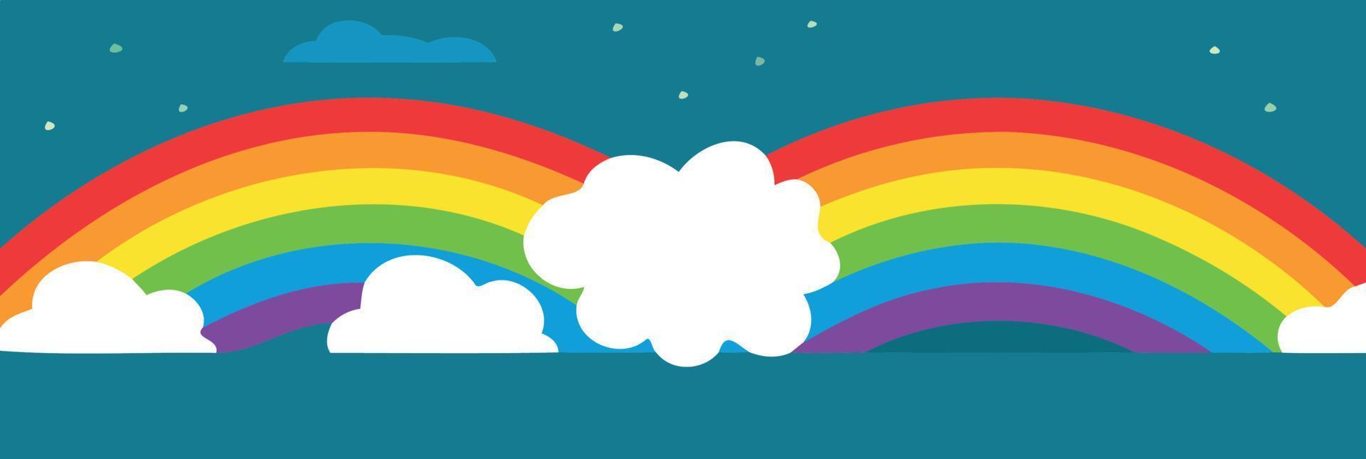 lgbt pride day and month rainbow background vector