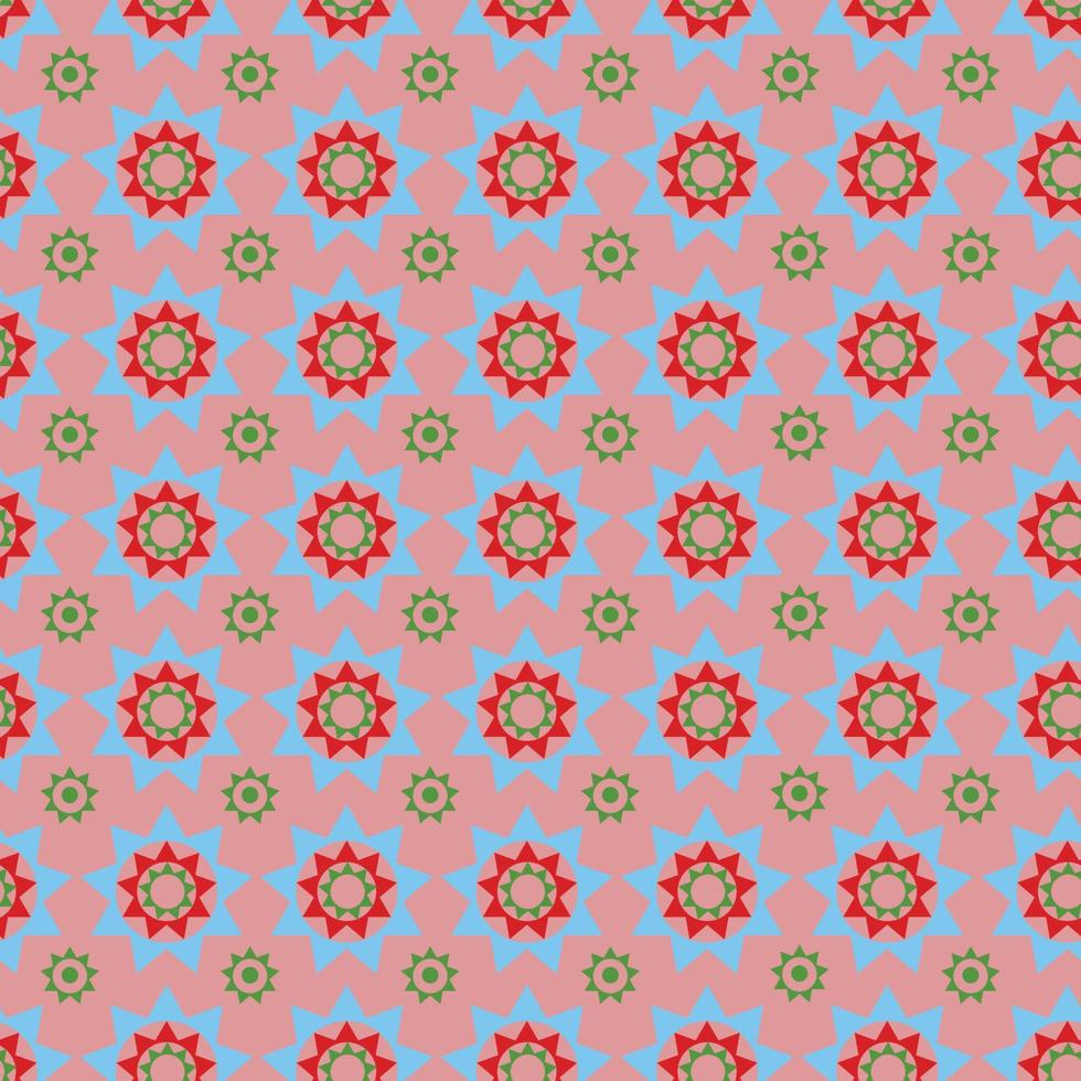 Hand drawn seamless vector illustrations in flat style for paper wrapping, textile printing, wallpaper