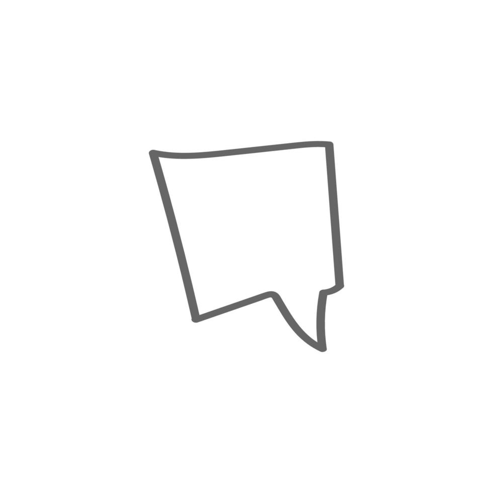 chat bubble and conversation icon vector