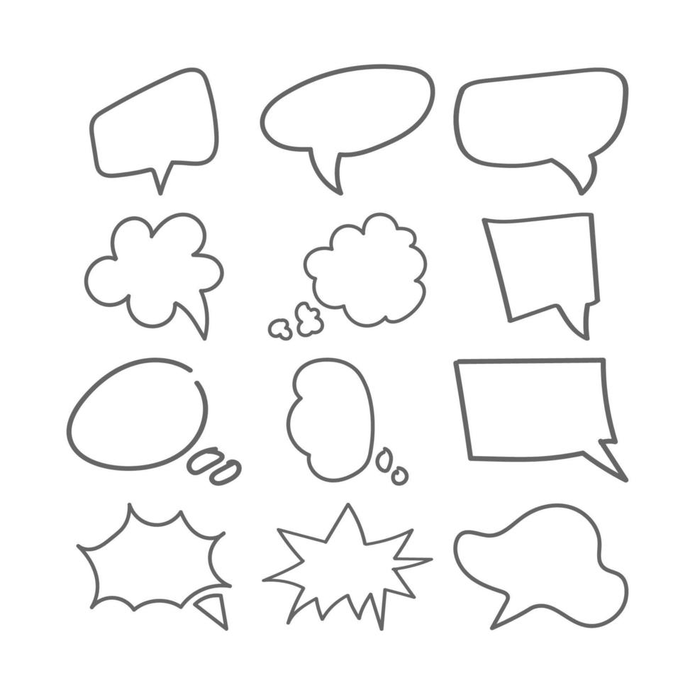 chat bubble and conversation icon vector
