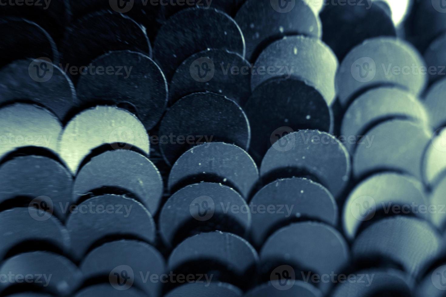 background of blue sequins. shiny sparkling background photo