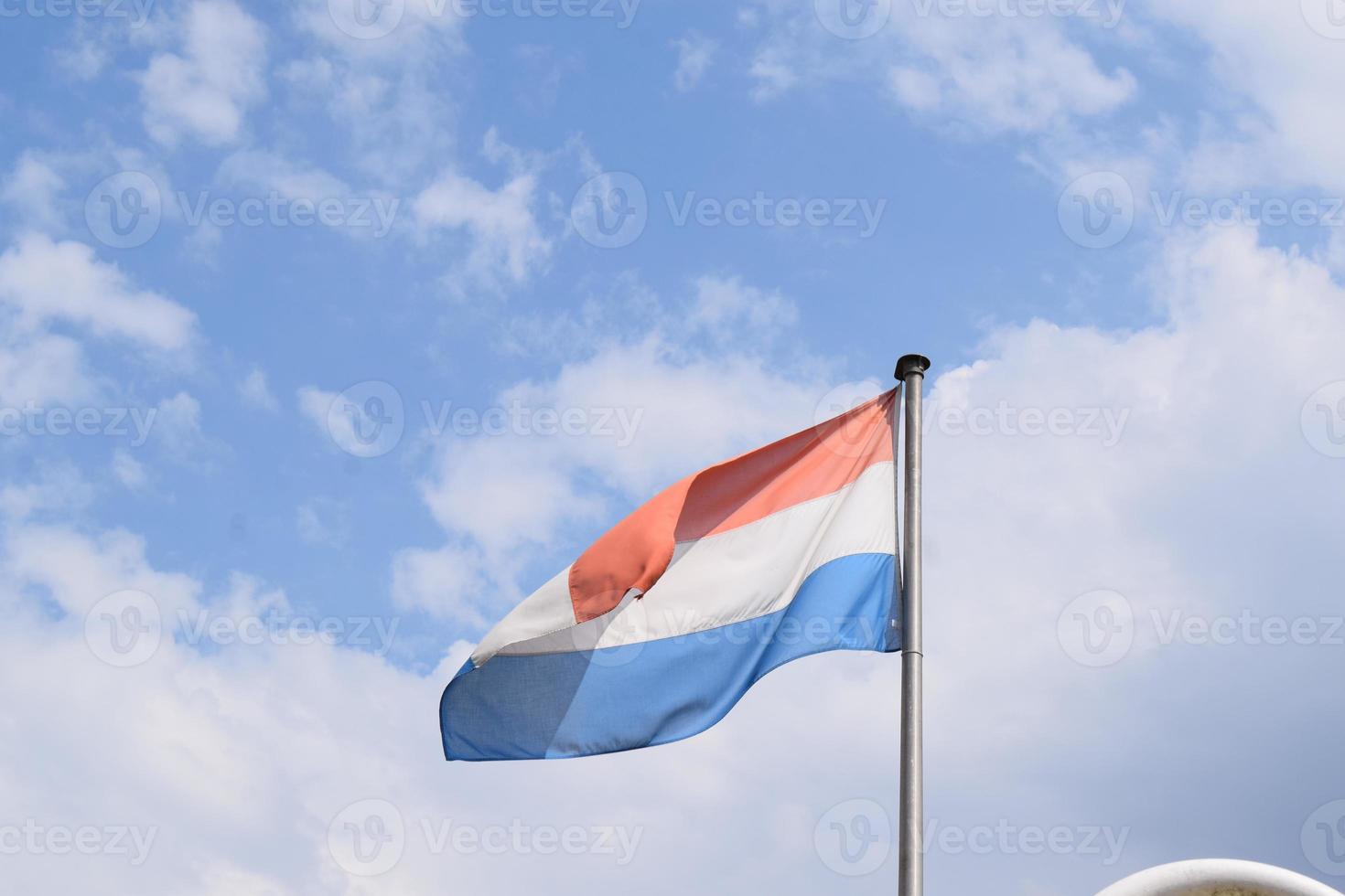 Dutch Flag in the Wind photo