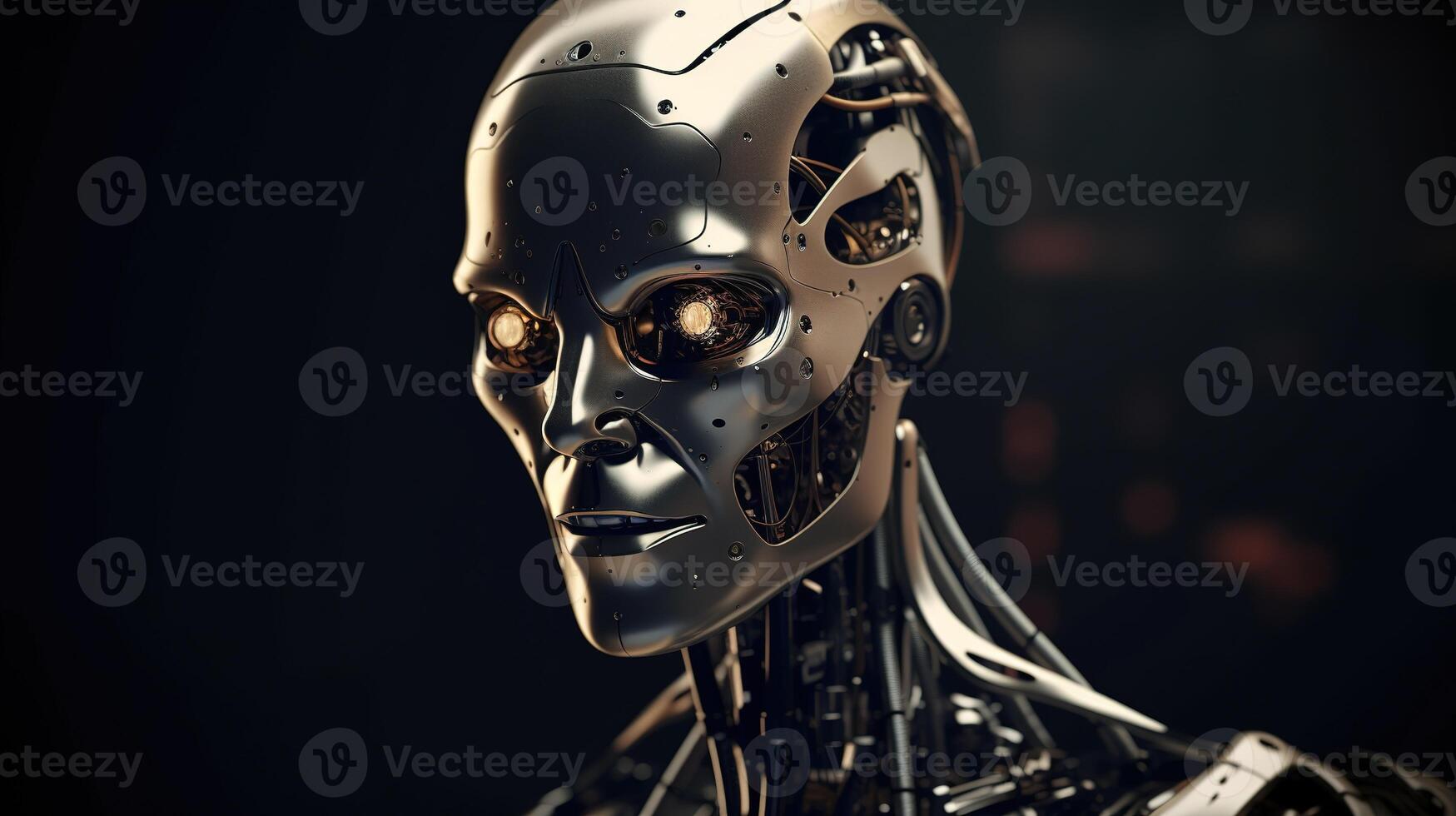 The Next Generation Cyborg Android. photo