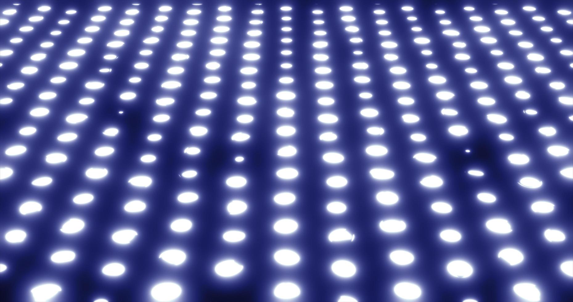 Abstract background of blue flashing dots photo