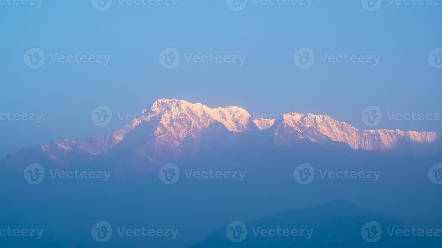 Beautiful view of Annapurna mountain range , Nepal photo