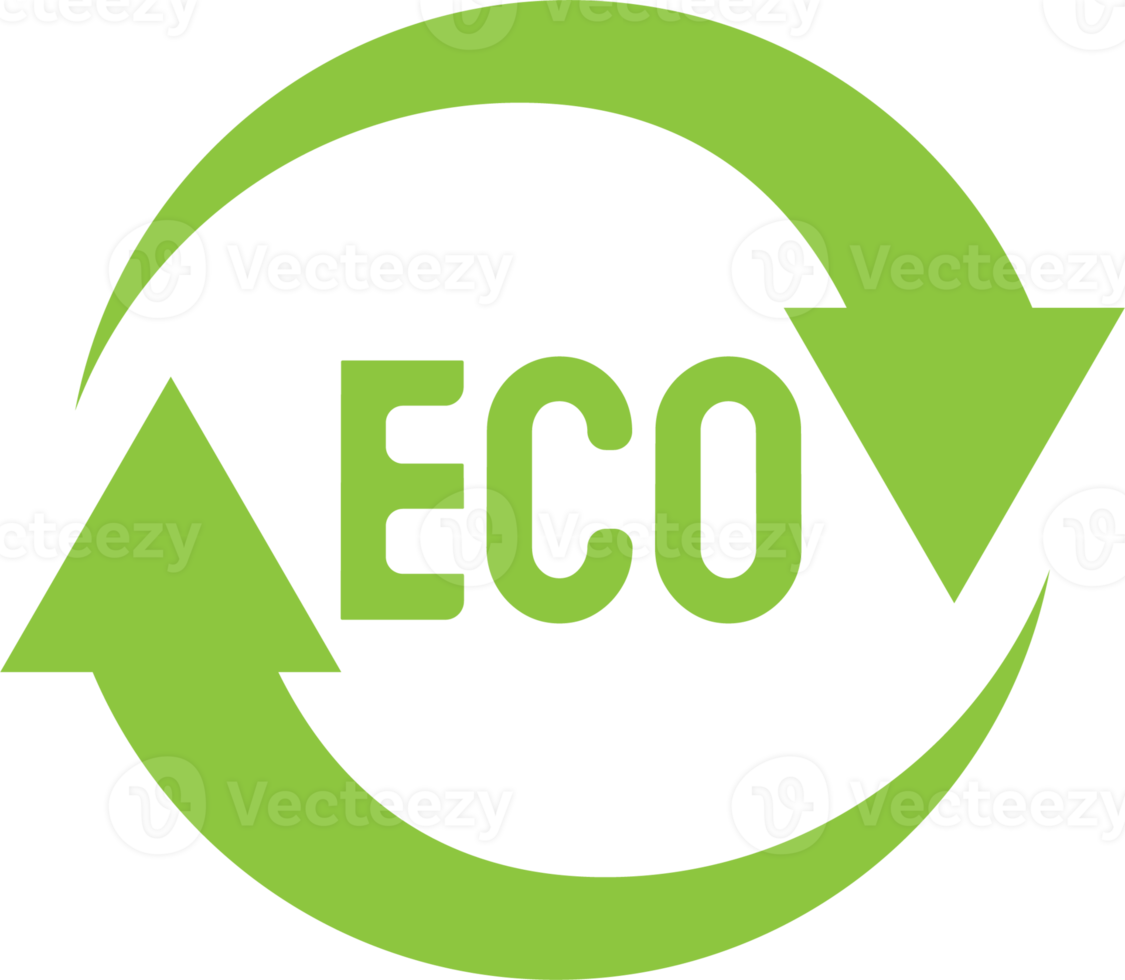 il eco icona per ecologia o riciclare concetto png