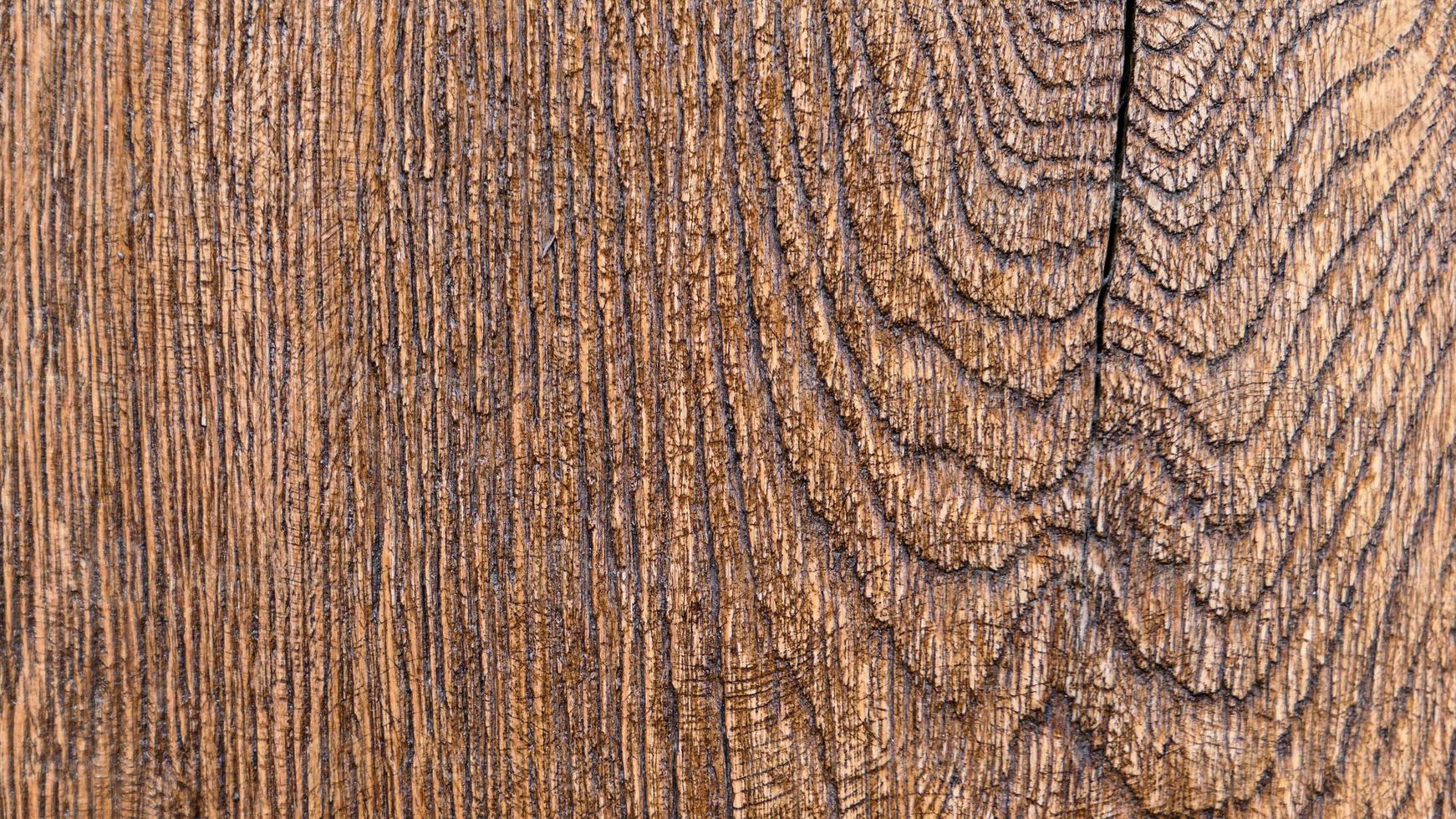 Surface of brown wood texture with old natural pattern photo