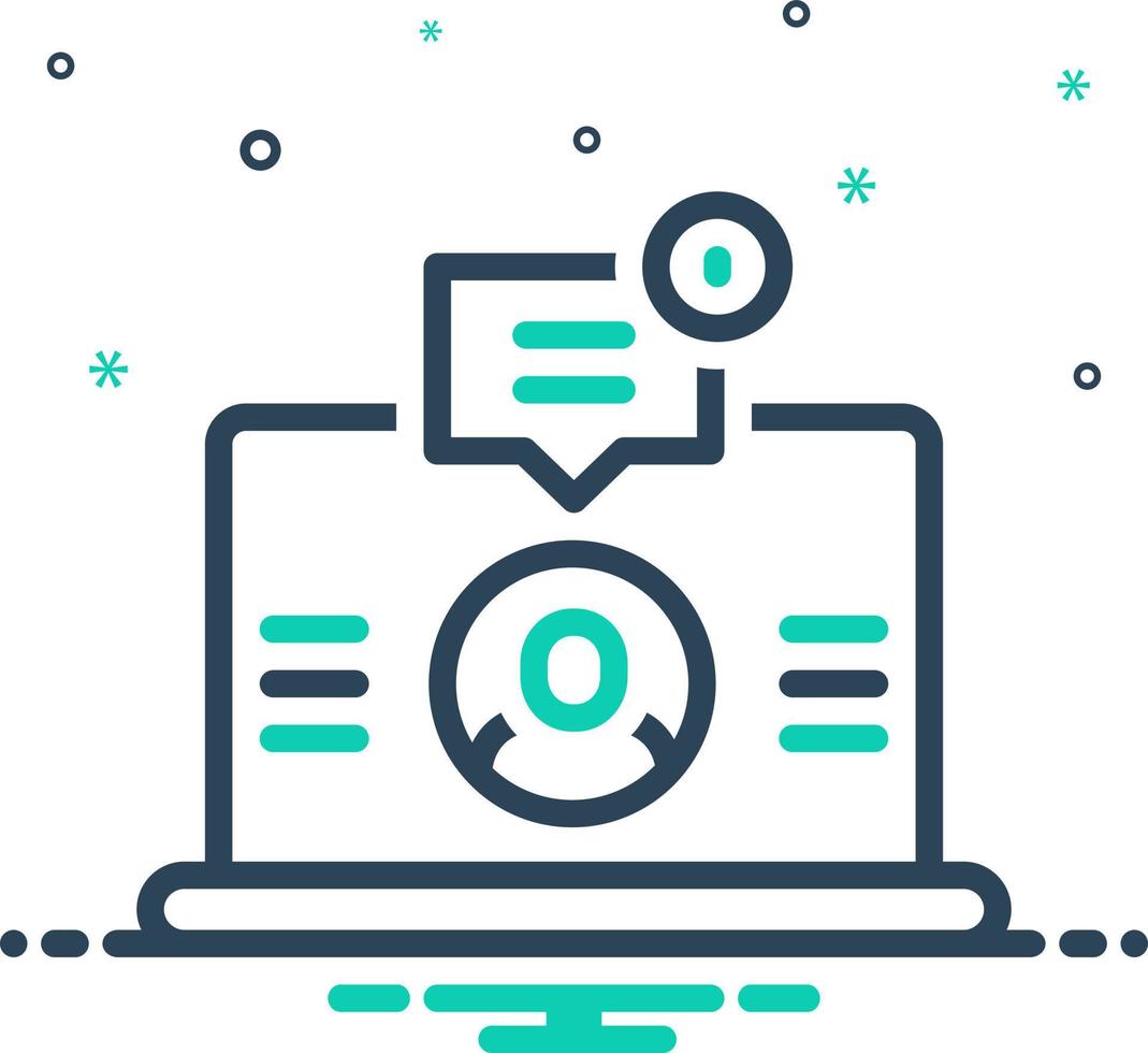 mix icon for respond vector
