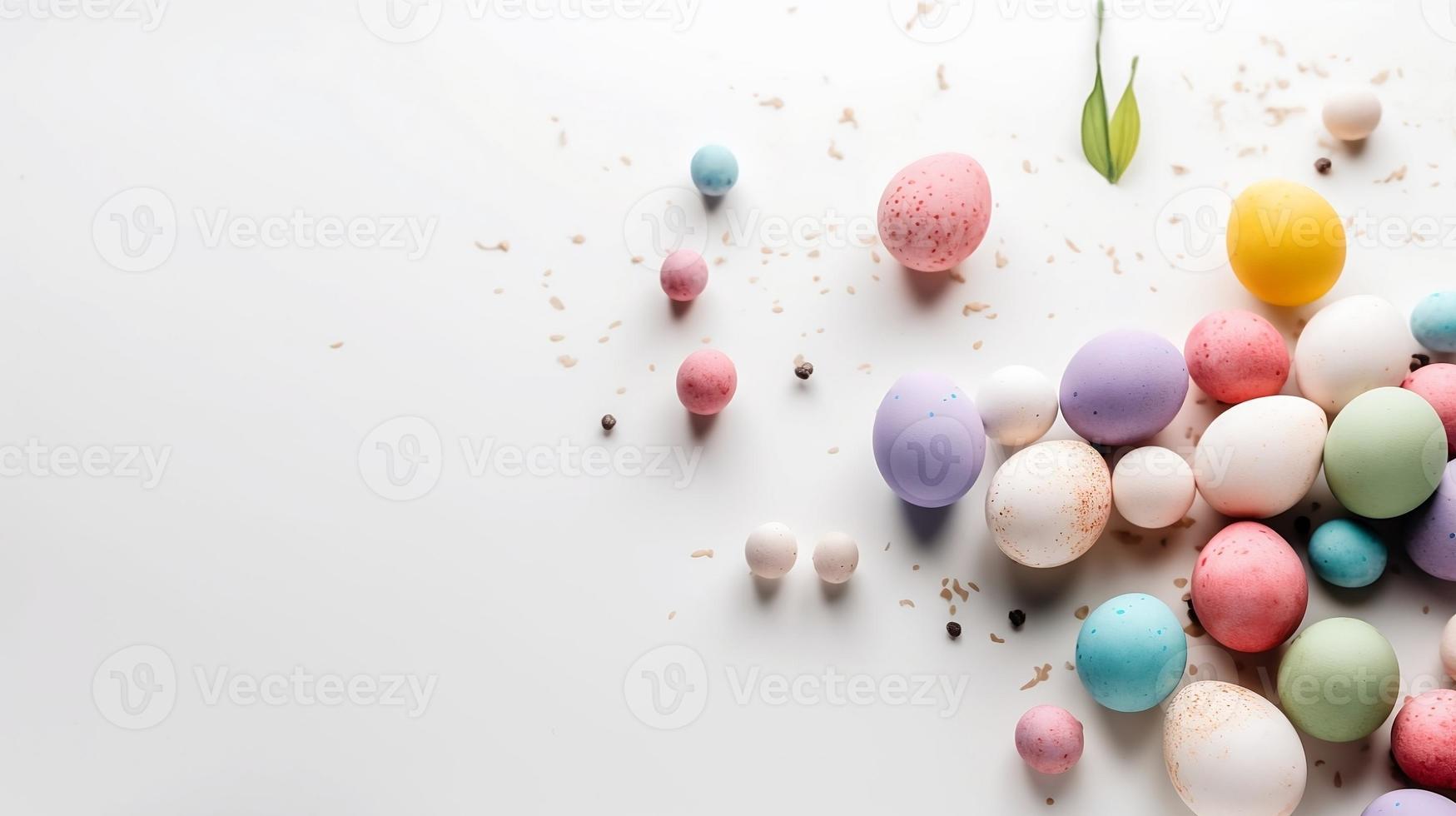 Easter White Background photo