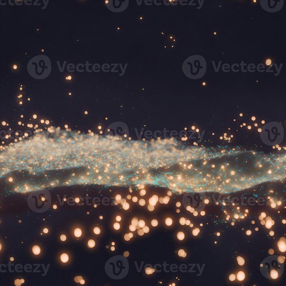 Defocused lights abstract background. photo