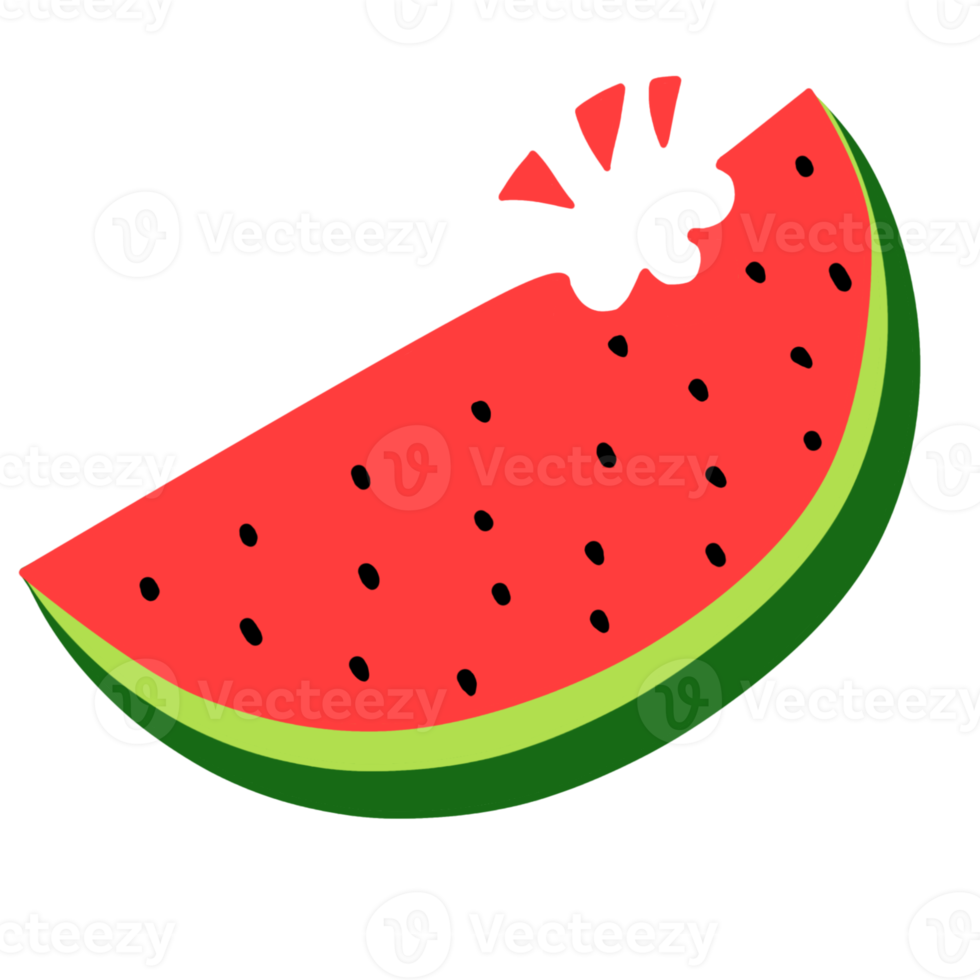 Slice of watermelon png