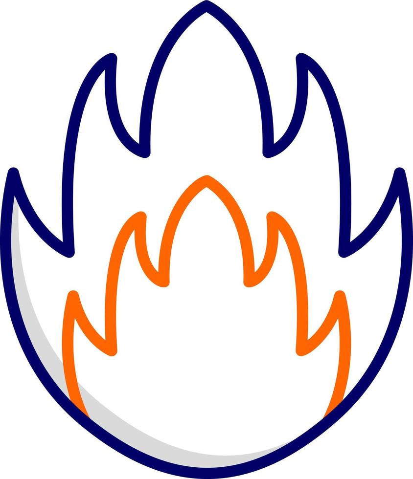 icono de vector de fuego