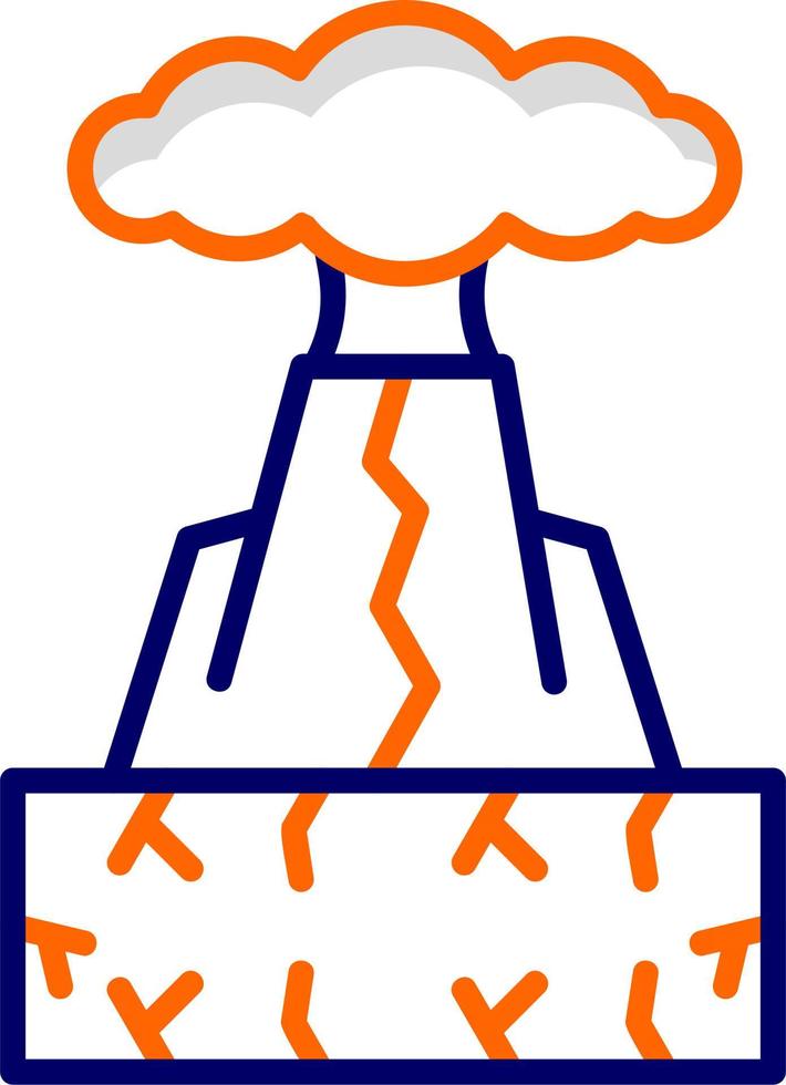 Volcano Vector Icon