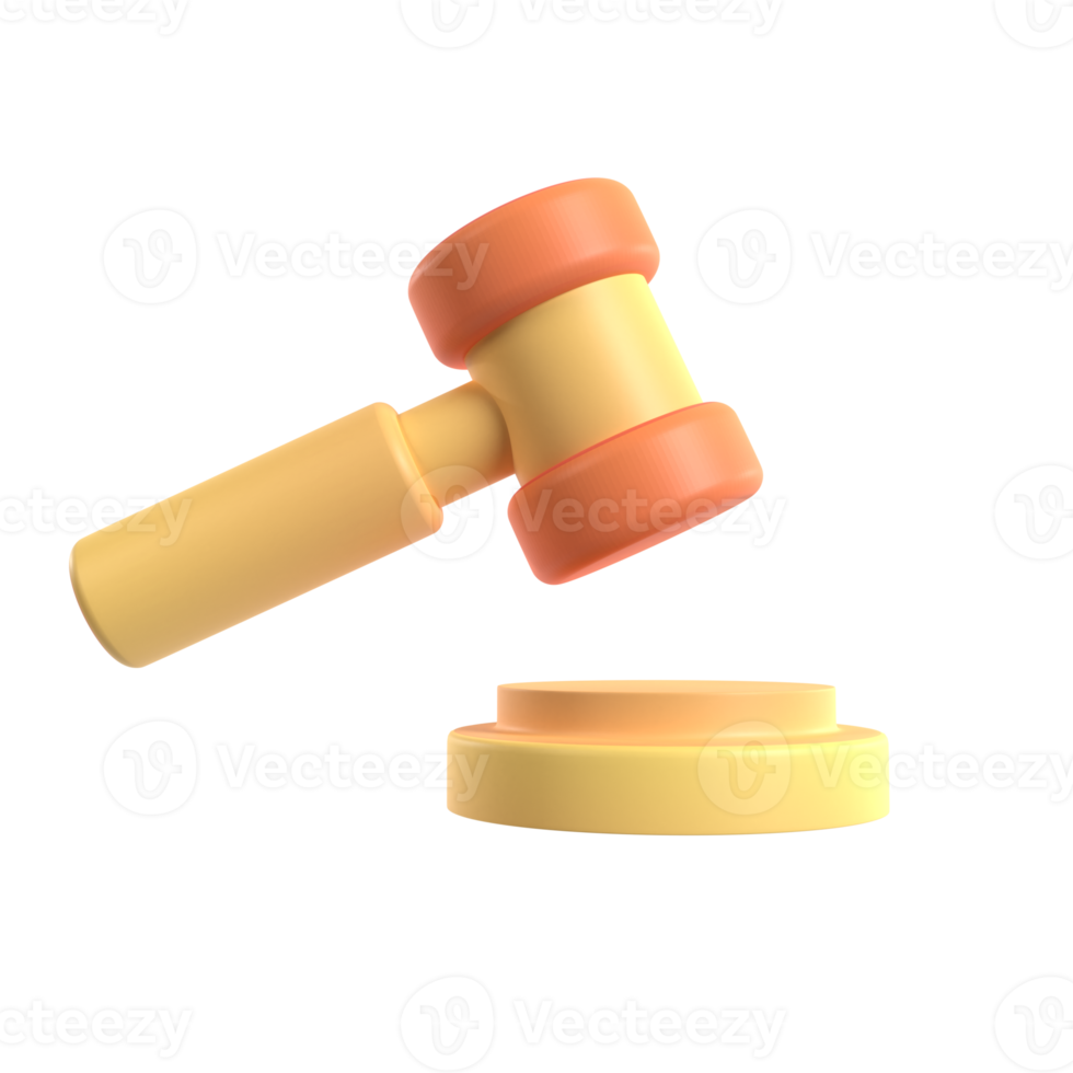 marteau 3d illustration le rendu png