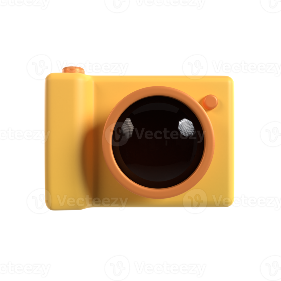 camera 3d illustration rendering png