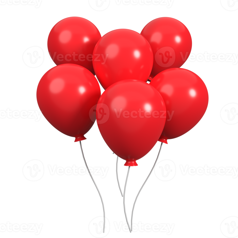 ballong 3d illustration tolkning png