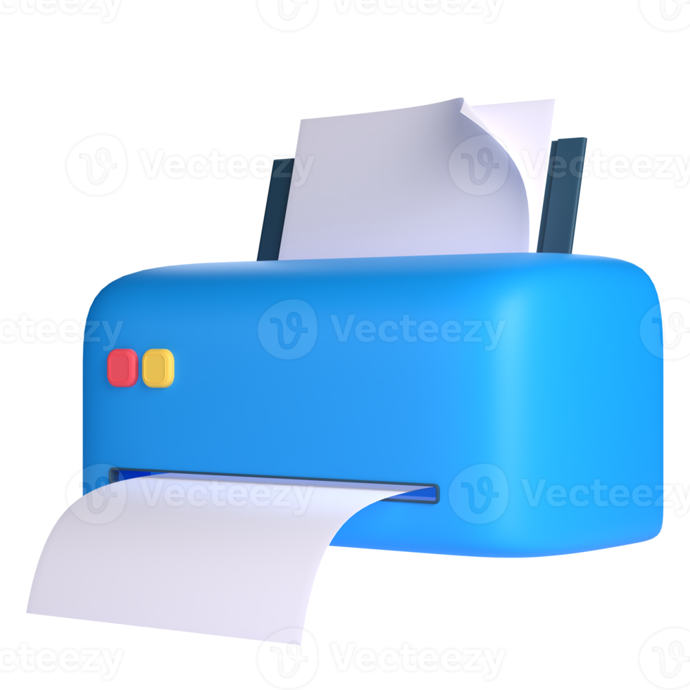 3D Printer for School and Education Concept. Object on a transparent background png