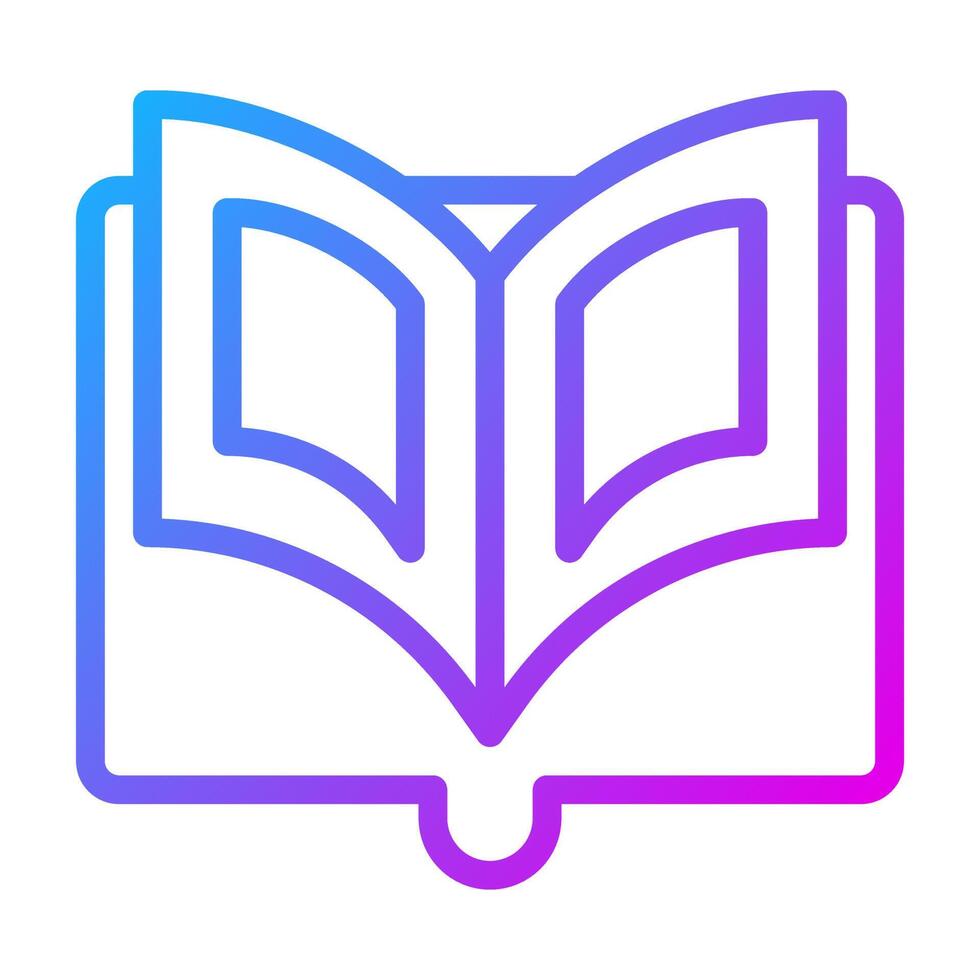 quran icon gradient purple colour ramadan symbol perfect. vector