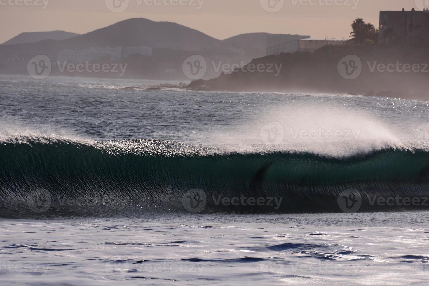 Waves in the sea photo